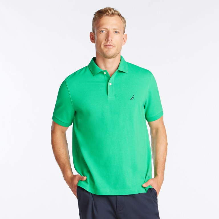 Men's Nautica Classic Fit Deck Polo Shirts Multicolor | FnyOkXHo