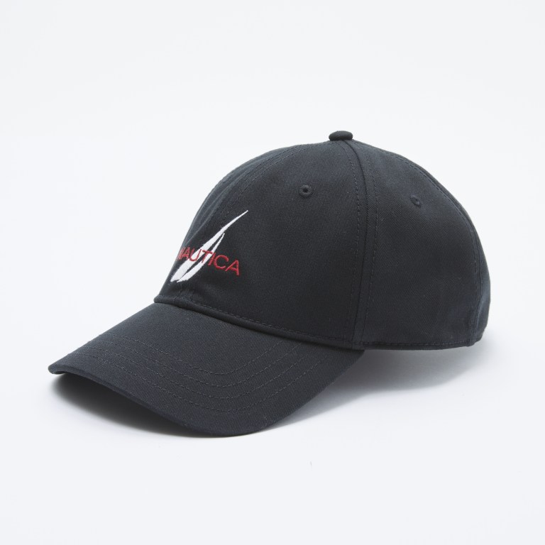 Men's Nautica J-class Embroidered Hats Black | fo0ht2bM