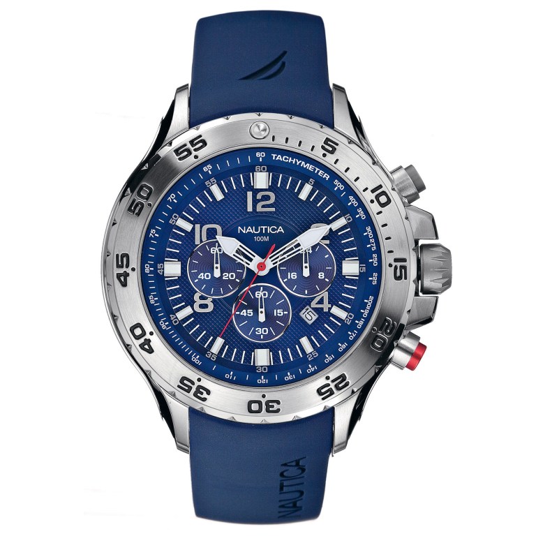 Men's Nautica Nst Chronograph - Blue Watches Multicolor | dAIGn5Xr