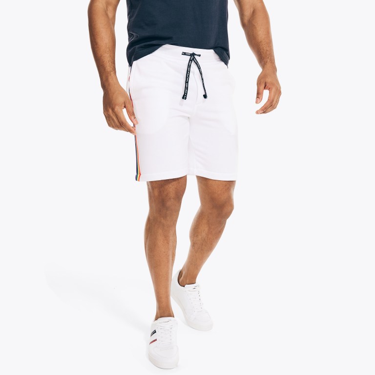 Men's Nautica Pride 9" Shorts White | hCIHqDKV