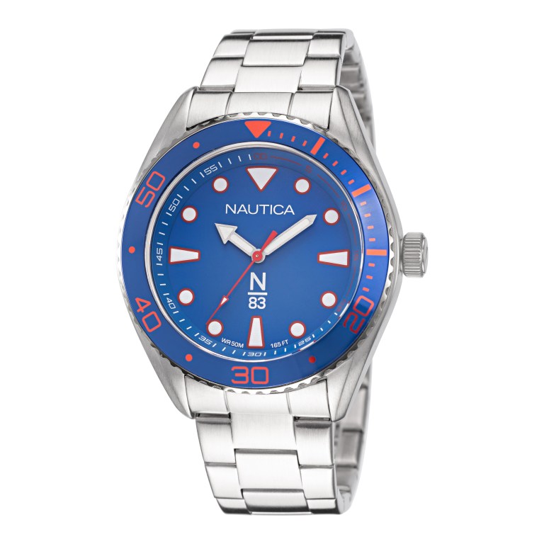 Men's Nautica Stainless Steel 3-hand Watches Multicolor | 1fGPOBGJ