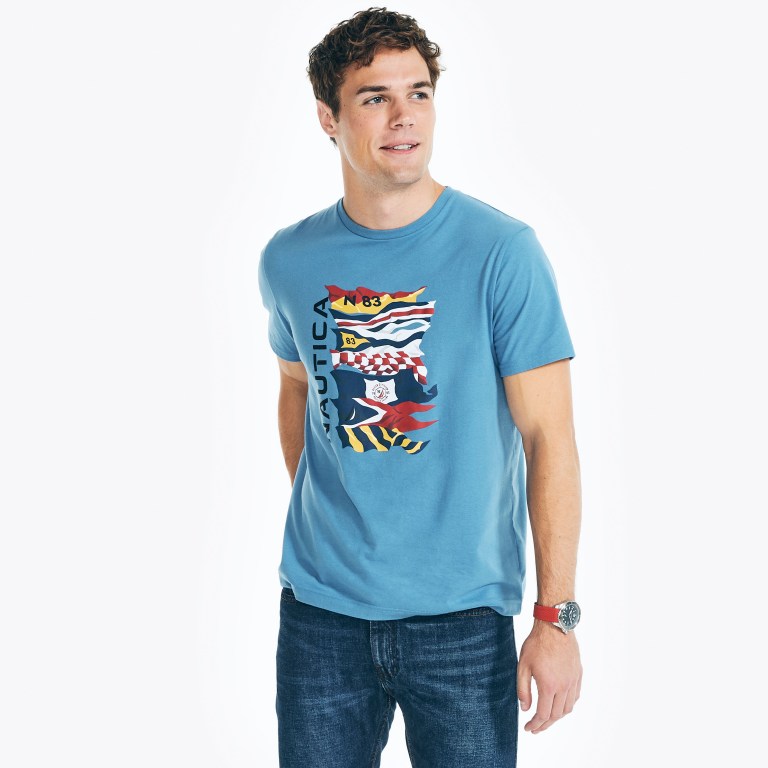  Nautica Men's Sustainably Crafted N83 Graphic T-Shirt