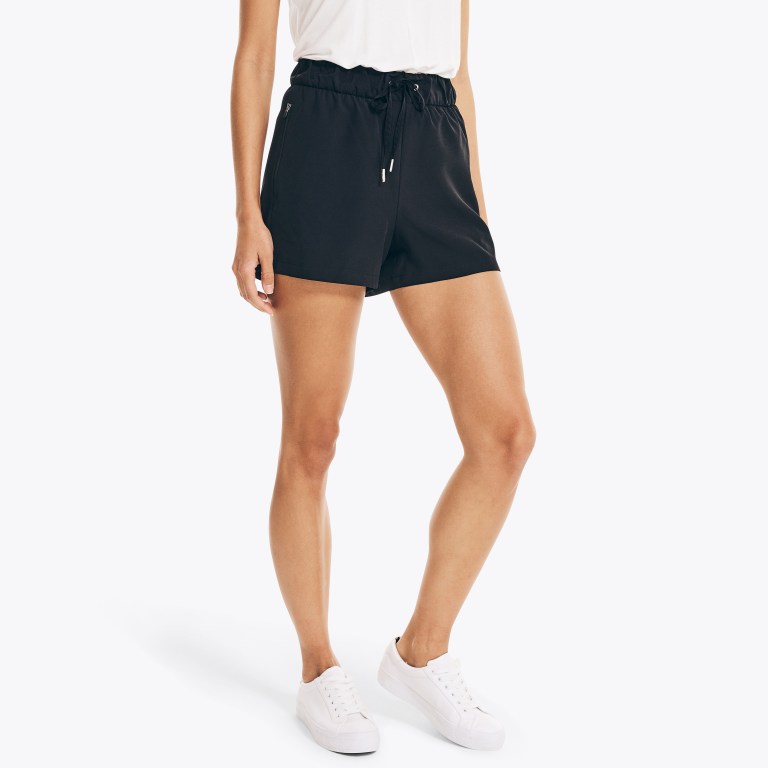 Women's Nautica 3.5" Navtech Shorts Black | Lh1Rvm30