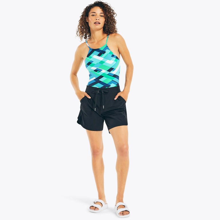 Women's Nautica 7" Board Swimwear Black | bK3pt4LX