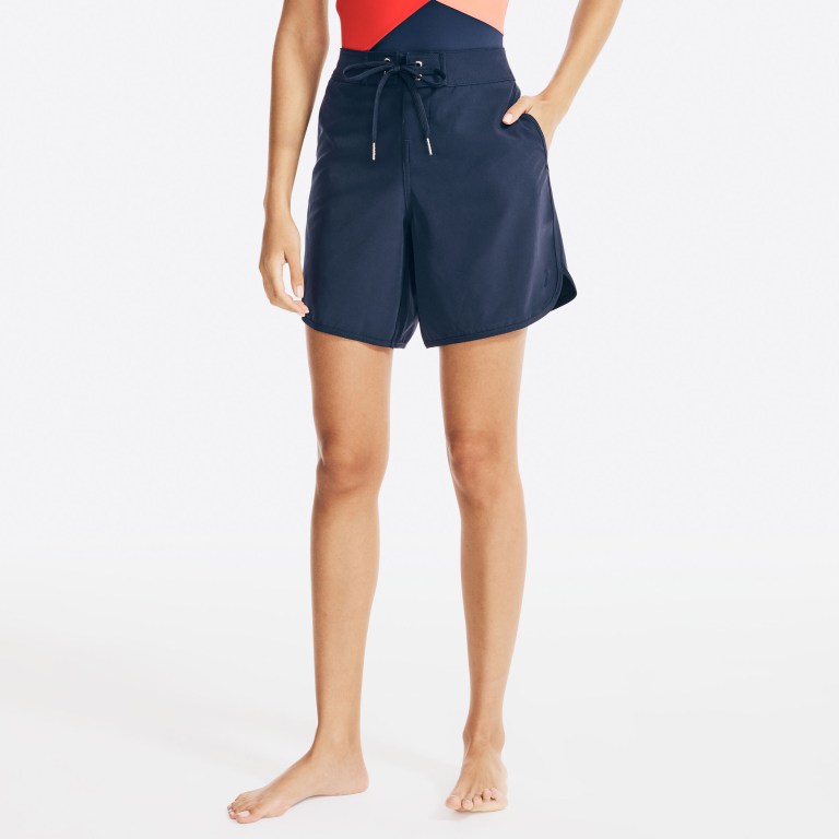 Women's Nautica 7" Board Swimwear Blue | SJdMKCzk